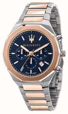Maserati Męski dwukolorowy zegarek Stile chronograf R8873642002