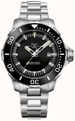 Ball Watch Company Ceramiczny zegarek z czarną tarczą Deepquest DM3002A-S3CJ-BK