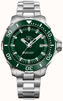 Ball Watch Company Ceramiczna zielona ramka i tarcza Deepquest DM3002A-S4CJ-GR