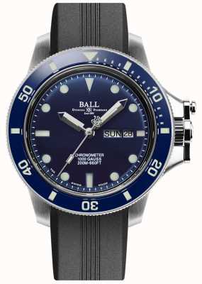 Ball Watch Company Męski, oryginalny, czarny gumowy pasek z węglowodorów (43 mm) DM2218B-P1CJ-BE
