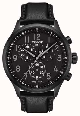 Tissot Chrono xl vintage czarny monochromatyczny zegarek T1166173605200