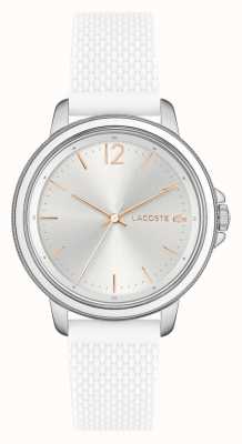 Lacoste Slice damski biały silikonowy zegarek 2001197