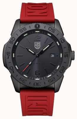Luminox Męski zegarek Pacific Diver w kolorze czarno-czerwonym XS.3121.BO.RF