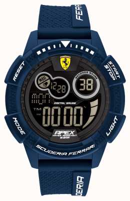 Scuderia Ferrari Superszybki niebieski silikonowy pasek Apex 0830858