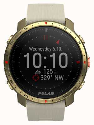 Polar Grit x pro premium gps outdoorowy multisportowy zegarek treningowy arktyczny złoty (sl) 90085776