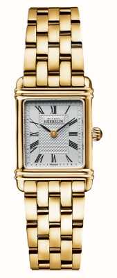Herbelin Złoty zegarek ze stali nierdzewnej w stylu art déco 17478BP08