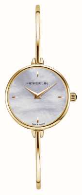 Herbelin Fil damski zegarek z perłowej złotej bransoletki z pvd 17206BP19