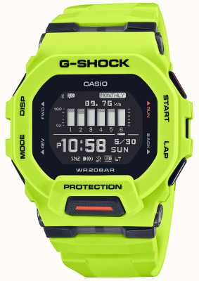 Casio G-shock g-squad cyfrowy kwarcowy zegarek w kolorze limonkowej zieleni GBD-200-9ER