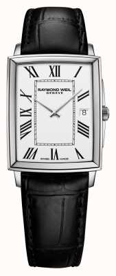 Raymond Weil Męski zegarek z czarnym skórzanym paskiem toccata 5425-STC-00300