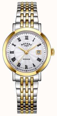 Rotary Damski dwukolorowy zegarek windsor LB05421/01