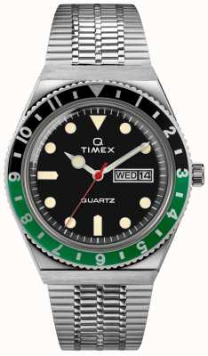 Timex Q diver inspirowany sst case czarna tarcza sst band TW2U60900