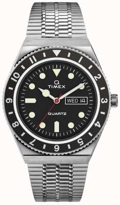 Timex Q diver inspirowany sst case czarna tarcza sst band TW2U61800