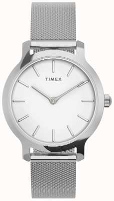 Timex Transcend 31mm srebrna siatka tonalna TW2U86700