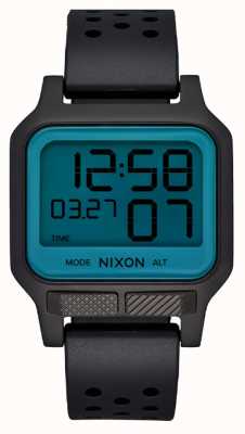 Nixon Ciepła czerń/aqua-pozytywny zegarek cyfrowy A1320-5071-00