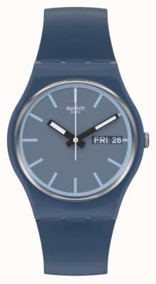 Swatch Bioceramiczny zegarek Gent's knock drzemka SO28N701