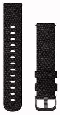 Garmin Pasek szybkiego uwalniania (20 mm) z czarnego pieprzu tkanego nylonu / łupków - tylko pasek 010-12924-13