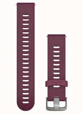 Garmin Pasek szybkiego uwalniania (20 mm) jagodowy silikon / elementy ze stali nierdzewnej - tylko pasek 010-11251-1W