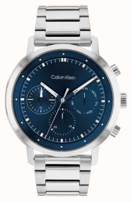 Calvin Klein Niebieski chronograf | bransoletka ze stali nierdzewnej 25200063