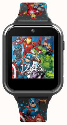 Marvel Zegarek Avengers dla dzieci (tylko w języku angielskim) z silikonowym paskiem AVG4597ARG