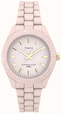 Timex Różowe plastikowe zegarki Waterbury ocean TW2V33100