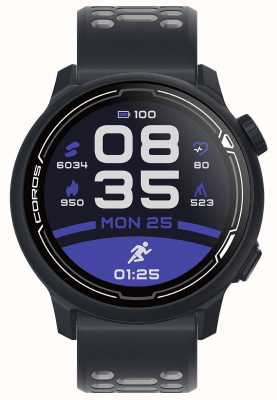 Coros Pace 2 premium sportowy zegarek gps z silikonowym paskiem - ciemny granat - co-781343 WPACE2-NVY