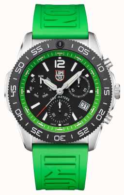 Luminox Czarno-zielony chronograf Pacific Diver — 44 mm do nurkowania XS.3157.NF