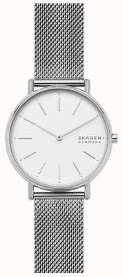 Skagen Zegarek Signatur ze stalową siatką w kolorze srebrnym SKW2785