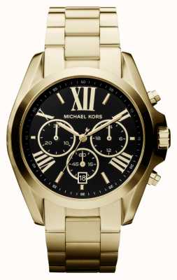 Michael Kors Damski zegarek z chronografem w złotym odcieniu bradshaw MK5739