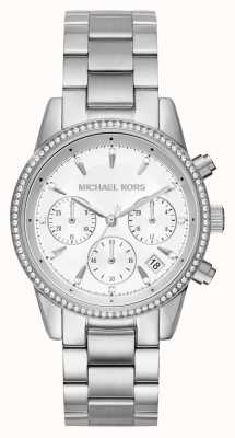 Michael Kors Damski zegarek ze stali nierdzewnej ritz ze stali nierdzewnej MK6428