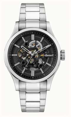 Ingersoll Armstrong automatyczny czarny zegarek szkieletowy I06803B