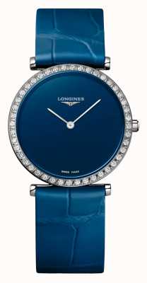 LONGINES La grande classique de longines niebieska tarcza diamentowa ramka L45230902