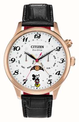 Citizen Disney Mickey Mouse zegarek z napędem ekologicznym moonphase AP1053-15W