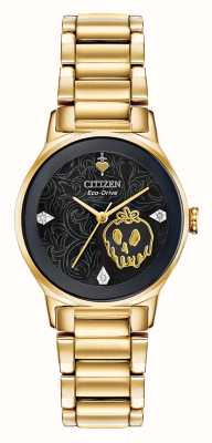 Citizen Disney złoczyńców zła królowa wysadzany diamentami zegarek z napędem ekologicznym EM0739-52W