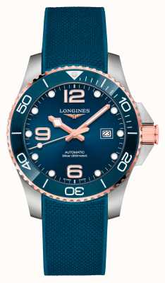 LONGINES Zegarek automatyczny Hydroconquest 43 mm w kolorze różowo-złoto-niebieskim L37823989