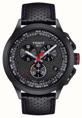 Tissot Czarny zegarek kolarski La vuelta ze specjalnej edycji t-race T1354173705102