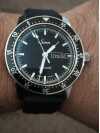Customer picture of Sinn 104 st sa i klasyczny zegarek pilota z czarnym gumowym paskiem 104.010 BLACK RUBBER