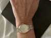 Customer picture of Rotary Ultra cienki damski dwukolorowy zegarek z bransoletą LB08011/02