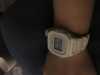 Customer picture of Casio Cyfrowy zegarek z kremowym paskiem z żywicy W-218HC-8AVEF