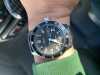 Customer picture of Sinn 104 st to klasyczny czarny skórzany pasek do zegarka pilota 104.011 BLACK ALLIGATOR EFFECT WHITE STITCH