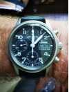 Customer picture of Sinn 356 pilot tradycyjny chronograf (data angielska) 356.022-BL41201834001110402A