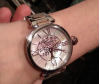 Customer picture of Thomas Sabo Damski zegarek glam and soul karma w kolorze różowego złota i srebra WA0315-272-213-38